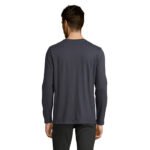 IMPERIAL Langarm-T-Shirt Herren 190 g/m² Grau – Rückansicht