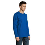 IMPERIAL Langarm-T-Shirt Herren 190 g/m² Blau – Seitenansicht