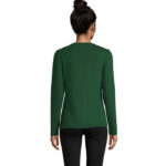 IMPERIAL Langarm-T-Shirt Damen 190 g/m² Grün – Seitenansicht