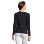 IMPERIAL Langarm-T-Shirt Damen 190 g/m² Schwarz – Rückansicht