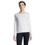 IMPERIAL Langarm-T-Shirt Damen 190 g/m² White – Vorderansicht