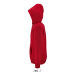 STONE Kapuzenjacke Kinder 260 g/m² Rot – Seitenansicht