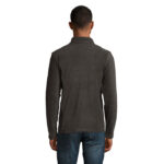 NORMAN Fleecejacke Herren 220 g/m² Schwarz – Rückansicht