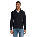NORMAN Fleecejacke Herren 220 g/m² Blau – Vorderansicht