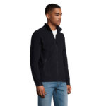 NORMAN Fleecejacke Herren 220 g/m² Blau – Seitenansicht