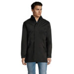 ROBYN Parka Unisex Schwarz – Vorderansicht