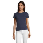 REGENT FIT T-Shirt Damen 150 g/m² Blau – Vorderansicht