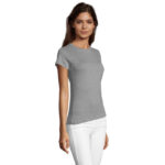 REGENT FIT T-Shirt Damen 150 g/m² Grau – Seitenansicht
