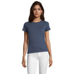 REGENT FIT T-Shirt Damen 150 g/m² Blau – Vorderansicht