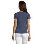 REGENT FIT T-Shirt Damen 150 g/m² Blau – Rückansicht