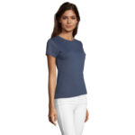REGENT FIT T-Shirt Damen 150 g/m² Blau – Seitenansicht