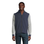 RACE Softshell-Bodywarmer Herren Blau – Vorderansicht