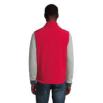 RACE Softshell-Bodywarmer Herren Rot – Rückansicht