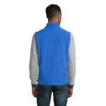 RACE Softshell-Bodywarmer Herren Blau – Rückansicht