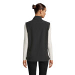 RACE Softshell-Bodywarmer Damen Schwarz – Rückansicht