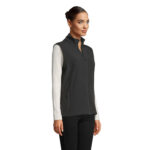 RACE Softshell-Bodywarmer Damen Schwarz – Seitenansicht