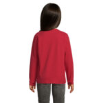 IMPERIAL Langarm-T-Shirt Kinder 190 g/m² Rot – Rückansicht