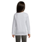 IMPERIAL Langarm-T-Shirt Kinder 190 g/m² White – Rückansicht