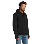 SPENCER Hoodie Herren 280 g/m² Schwarz – Seitenansicht