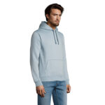 SPENCER Hoodie Herren 280 g/m² Blau – Seitenansicht