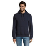 SPENCER Hoodie Herren 280 g/m² Blau – Vorderansicht