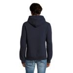 SPENCER Hoodie Herren 280 g/m² Blau – Rückansicht