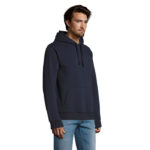 SPENCER Hoodie Herren 280 g/m² Blau – Seitenansicht