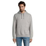 SPENCER Hoodie Herren 280 g/m² Grau – Vorderansicht