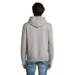 SPENCER Hoodie Herren 280 g/m² Grau – Rückansicht