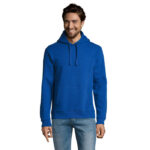 SPENCER Hoodie Herren 280 g/m² Blau – Vorderansicht