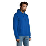 SPENCER Hoodie Herren 280 g/m² Blau – Seitenansicht