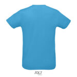 SPRINT T-Shirt Unisex 130 g/m² Blau – Rückansicht