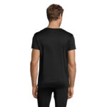 SPRINT T-Shirt Unisex 130 g/m² Schwarz – Rückansicht