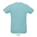SPRINT T-Shirt Unisex 130 g/m² Blau – Rückansicht
