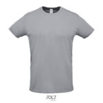 SPRINT T-Shirt Unisex 130 g/m² Grau – Vorderansicht