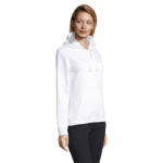 SPENCER Hoodie Damen 280 g/m² White – Seitenansicht
