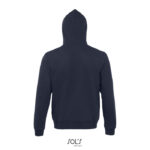 SPIKE Kapuzenjacke Herren 280 g/m² Blau – Rückansicht