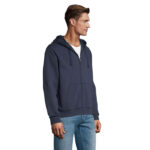SPIKE Kapuzenjacke Herren 280 g/m² Blau – Seitenansicht