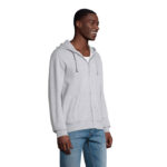 SPIKE Kapuzenjacke Herren 280 g/m² Grau – Seitenansicht