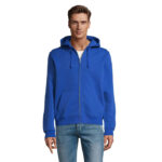 SPIKE Kapuzenjacke Herren 280 g/m² Blau – Vorderansicht