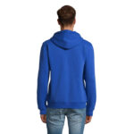 SPIKE Kapuzenjacke Herren 280 g/m² Blau – Rückansicht