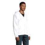 SPIKE Kapuzenjacke Herren 280 g/m² White – Seitenansicht