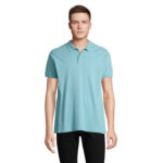 PLANET Poloshirt Herren 170 g/m² Blau – Vorderansicht
