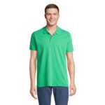 PLANET Poloshirt Herren 170 g/m² Grün – Vorderansicht
