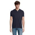 PLANET Poloshirt Herren 170 g/m² Blau – Vorderansicht