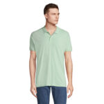PLANET Poloshirt Herren 170 g/m² Grün – Vorderansicht
