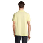 PLANET Poloshirt Herren 170 g/m² Gelb – Rückansicht