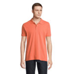 PLANET Poloshirt Herren 170 g/m² Orange – Vorderansicht