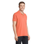 PLANET Poloshirt Herren 170 g/m² Orange – Seitenansicht