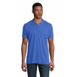 PLANET Poloshirt Herren 170 g/m² Blau – Vorderansicht